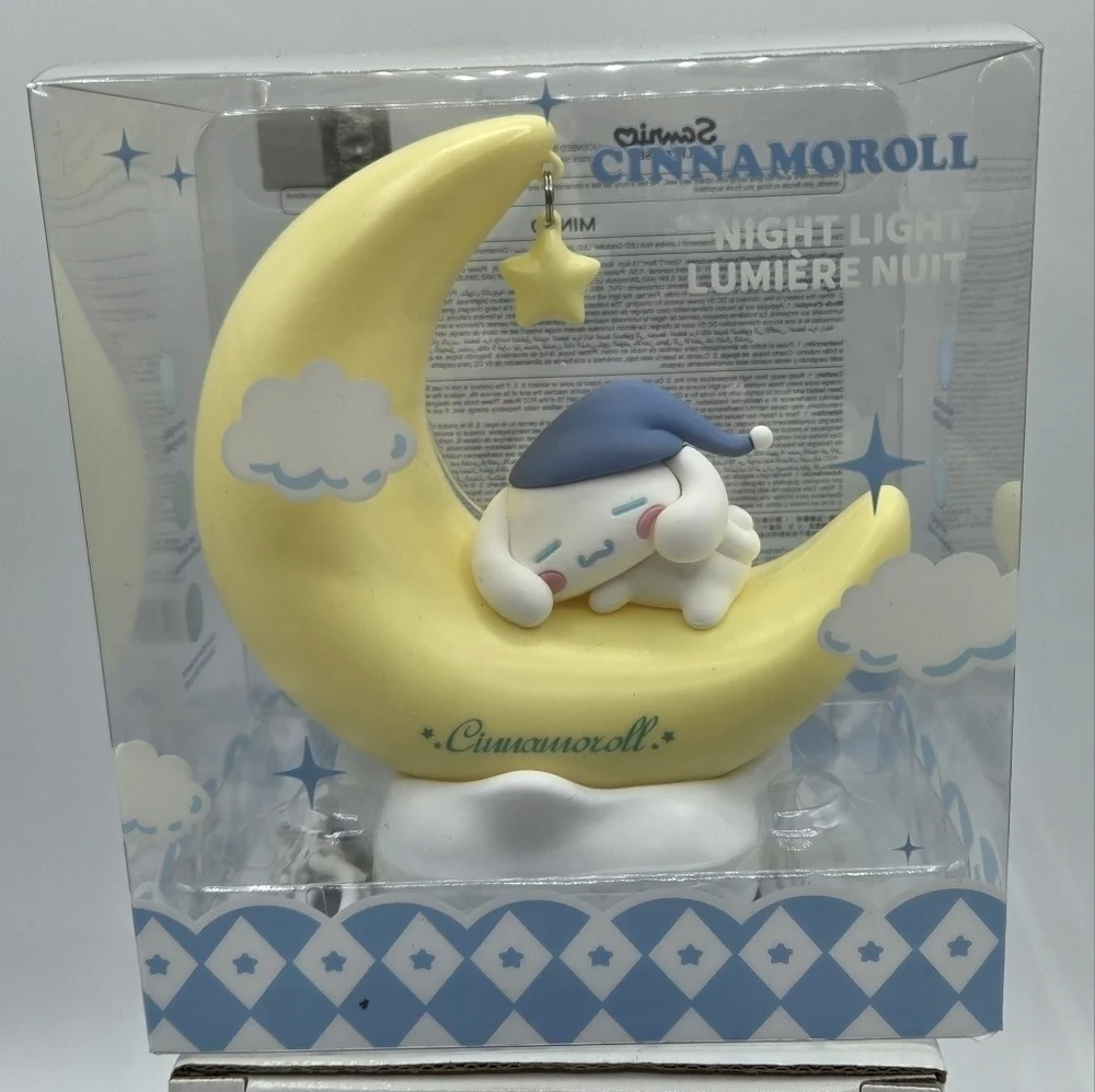 Sanrio Cinnamoroll Moon Shaped Night Light
